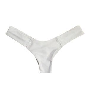 White Uno Bikini Bottom